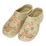 ガーデンサンダル 花柄 ベージュ 23.5cm