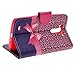 Samsung Galaxy Mega 2 Case, Magnetic Leather Flip Wallet Pouch Samsung Galaxy Mega 2, Slim Folio Case with Kickstand, 2 Credit Card Slot Wallet Pouch (CHEETAH WALLET POUCH)