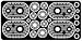 Stock Car Fuel Inlet & Overflow Louver Plates (Photo Etched) 1-24 1-25 Model Car Gara...