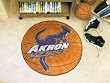 Univ of Akron Basketball 29" Round Floor Mat (Rug) - Akron Zips NCAA College Athletics