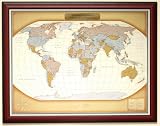 Luggage Pros Personalized World Travel Map