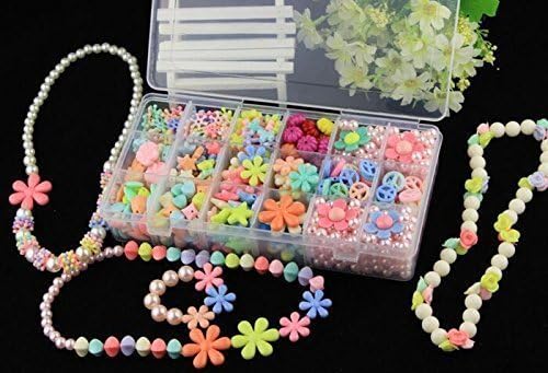 Large BOX OPCC Colorful Acrylic Beads Toy DIY Jewelry For Children Necklace And Bracelet Crafts,Fun Custom Jewelry Wristband Maker, Hottest DYI craft of the Year