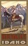 Northwest Art Mall 11" x 17" Poster Summer Cowgirl Sun Valley by Paul A. Lanquist
