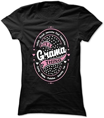 It Is A Grama Thing Nana Shirts (Medium;Black)
