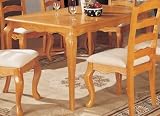 Beautiful Oak Finish Rectangular Dining Table