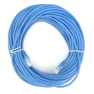 RiteAV - Cat5e Network Ethernet Cable - Blue - 50 ft.
