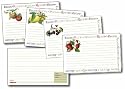 Clear Solutions Fruit Recipe Cards with Protectors, 3 x 5-Inch