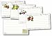 Clear Solutions Fruit Recipe Cards with Protectors, 3 x 5-Inch