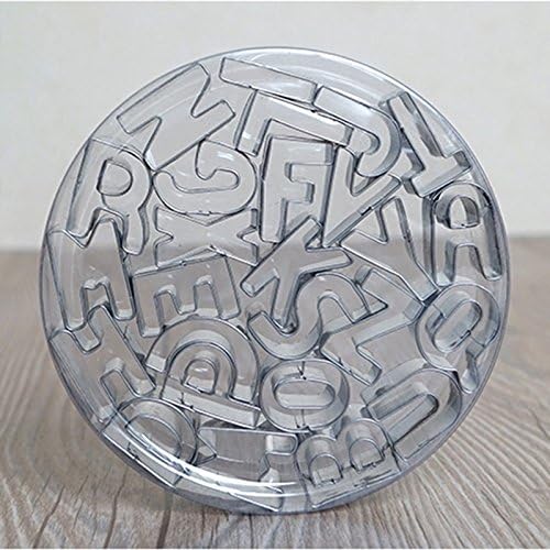 EdiMoM Brand; Mini Cookie Chocolate Cutters Set Alphabet Set (26 Pieces)