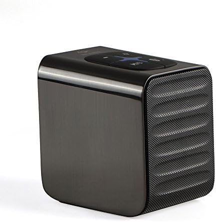 Air Zuker® Angle 7 Bluetoooth Speaker with 5W Driver and Zinc Alloy Shell, up to 10 hours playtime - Titanium Gray