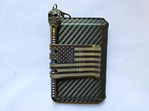 DDR Darrel Ralph Custom Flag Combat Wallet W/Skull Kubaton Anodized Titanium Tactical Pen Rainbow*