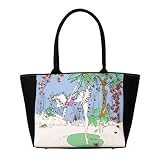 EcoMediumToteBagwithKissingtheFrogPaintingbyArtistJasikaNicole