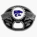 Kansas State Wildcats Official Tailgater Belt Buckle Bottle Opener