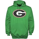 NCAA Georgia Bulldogs Kelly Green St. Patrick's Day Hoody Sweatshirt - (Small)