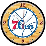 Wincraft Philadelphia 76ers Round Wall Clock - Philadelphia 76ers 12 X 2