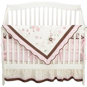 Click here to buy Carter's Love Bug 4 Piece Crib Set, Pink Choc by carter's.