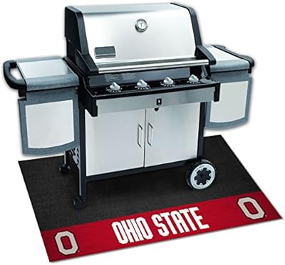 FANMATS NCAA Ohio State University Buckeyes Vinyl Grill Mat