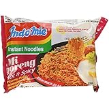 Indomie Instant Fried Noodles Spicy/Hot for 1 Case (30)