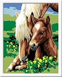 Ravensburger 28102 - Mutterliebe - Malen nach Zahlen, 18 x 24 cm - Ravensburger