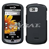 SAMSUNG: M900 (Moment) Solid Black (Rubberized) Phone Protector Cover
