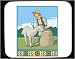 Decorated Mouse Pad with man, wool, body, individuals, individual, shearing, humans, ...
