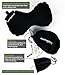 Comfy Travel Buddy Travel Air Pillow for Car, Airplane, Bus, Train, Home and Office Use, Black - Best Neck and Lumbar Support - Includes a Pack Sack and a Free Premium Quality Eye Mask Kit & Ear Plugs