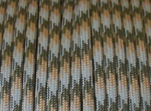 ACU Camo 550 Paracord 100 Feet / 100ft Nylon 7 Inner Strand Parachute Cord