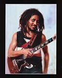 Bob Marley (Smiling, w/ Guitar) Music Poster Print - 16 X 20