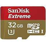 SanDisk Extreme 32GB UHS-I/U3 Micro SDHC Memory Card Up To 60MB/s Read With Adapte-SDSDQXN-032G-G46A [Newest Version]