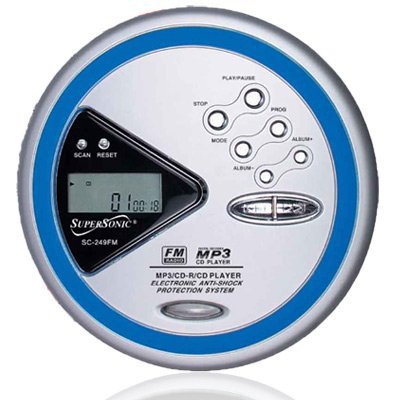 Supersonic Portable MP3-CD Player