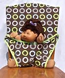 The Original TOTSEAT Washable Squashable Portable High Chair Chocolate Circles