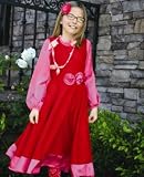 : Baby Lulu Winter Wonder La Fleur Dress (Dress Only)