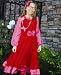 Baby Lulu Winter Wonder 3PC Holiday Dress Set Red Dress, Headband, Blouse