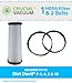 Think Crucial Replacement for Dirt Devil F1 Filter & Style 4 & 5 Belts, Compatible with Part # 3JC0280000, 1540310001 & 3720310001