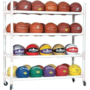 Buy Champion Sports 40-Ball Heavy Duty Ball Storage Cart