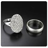 Twilight Breaking Dawn Bella's Engagement Ring and Wedding Band Set