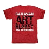 Music Legends by Concord Art Blakey Tri-Blend T-Shirt - Red