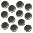 New Silver Crown Bottle Caps For Crafts, Scrapbooking, Jewelry (50 Pieces)