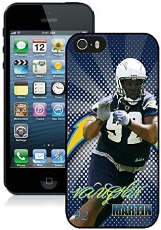 NFL San Diego Chargers Vaughn Martin iphone 5 5S Casecell phone cases&Gift Holiday&Christmas Gifts NFIU8716323 by heywan