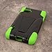 Empire MPERO IMPACT X Series Kickstand Case for LG Optimus F3 - Retail Packaging - Black/Neon Green