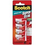 Scotch Single Use Super Glue Gel (AD119), 4-PACK