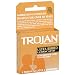 Trojan Ultra Ribbed Lubricated Latex Condoms, 3-Count Box