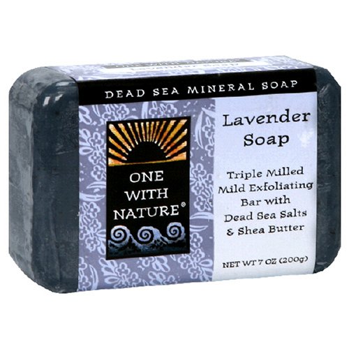 One With Nature Dead Sea Mineral Soap, Lavender, 7-Ounces (Pack of 6)