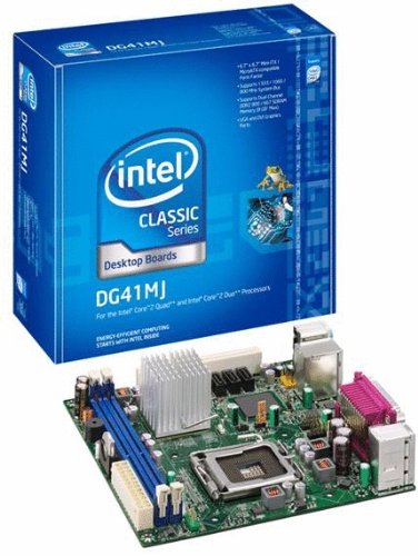 Intel Desktop Board DG41MJ Classic Series - Motherboard - mini ITX - iG41 - LGA775 Socket - SATA-300 - Gigabit Ethernet - video - High Definition Audio (6-channel)