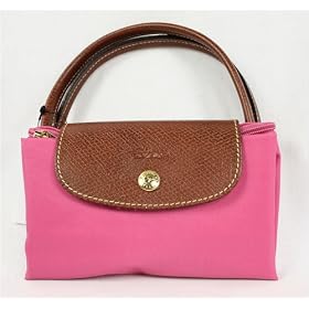 Longchamp Le Pilage Peony Pink Mini Duffle Bag Purse