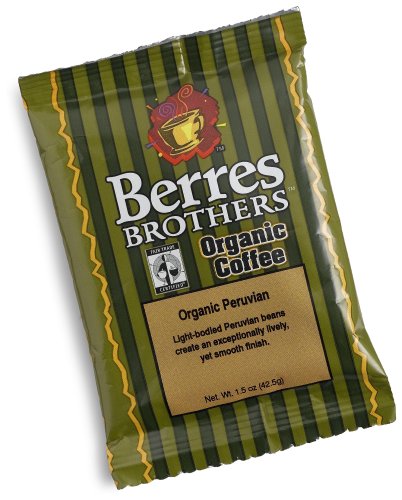 Berres Brothers Coffee Roasters Organic Peruvian Coffee, Ground, 1.5-Ounce Bags (Pack of... by Berres Brothers Coffee Roasters