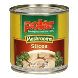 Polar Sliced Mushrooms, 4-Ounce Cans (Pack of 24)