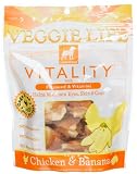 Dogswell Veggie Life Vitality Chicken & Banana, 5-Ounce Orange Pouches (Pack of 6)