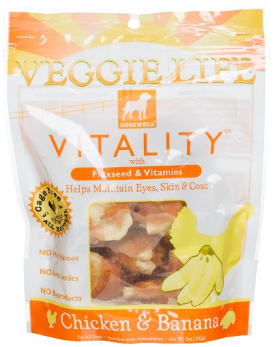 Buy Dogswell Veggie Life Vitality Chicken & Banana, 5-Ounce Orange Pouches (Pack of 6) online at Discounted New and Used prices. Delivered to your door with Off-The-Bookshelf.