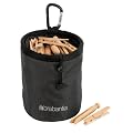 Brabantia W�scheklammerbeutel schwarz mit Kordelzug